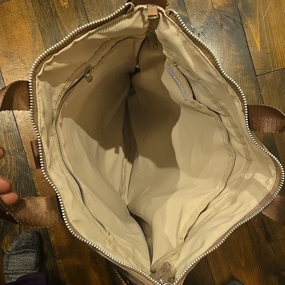 NWOT EVERLANE The Renew Tan Beige Twill Canvas Carry All Travel Tote Bag - Picture 6 of 6
